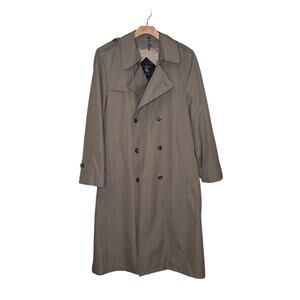 New Old Stock VINTAGE Hart Schaffner & Marx Jordan Marsh Trench Coat 40 Long
